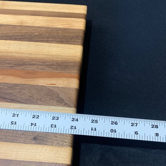 Ex large Black Walnut, Maple & Cherry Wooden Cutting Board - Picture 3 of 7